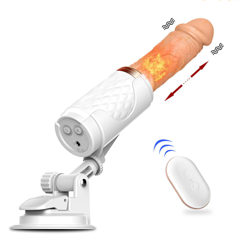 Adult Sex Machine Penis Dildo Automatic Telescopic Vibrator Handsfree Women Toy
