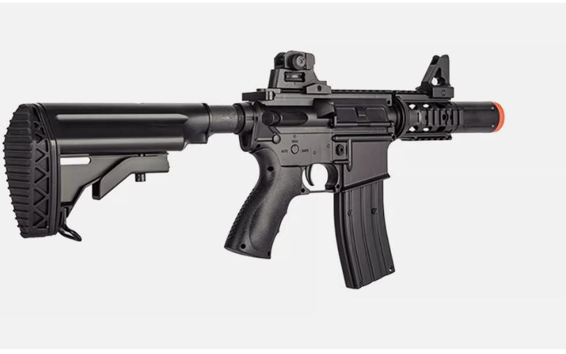 WELLS HYBRID GEARBOX M4 CQB AEG RIFLE - fully auto and semi - AIRSOFT