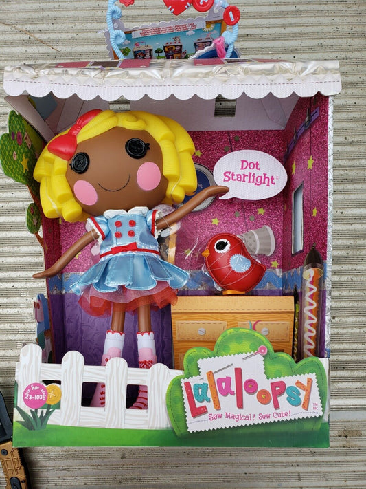 New Lalaloopsy Dot Starlight Full Size Doll w/ Pet Bird 10th Anniversary 2021