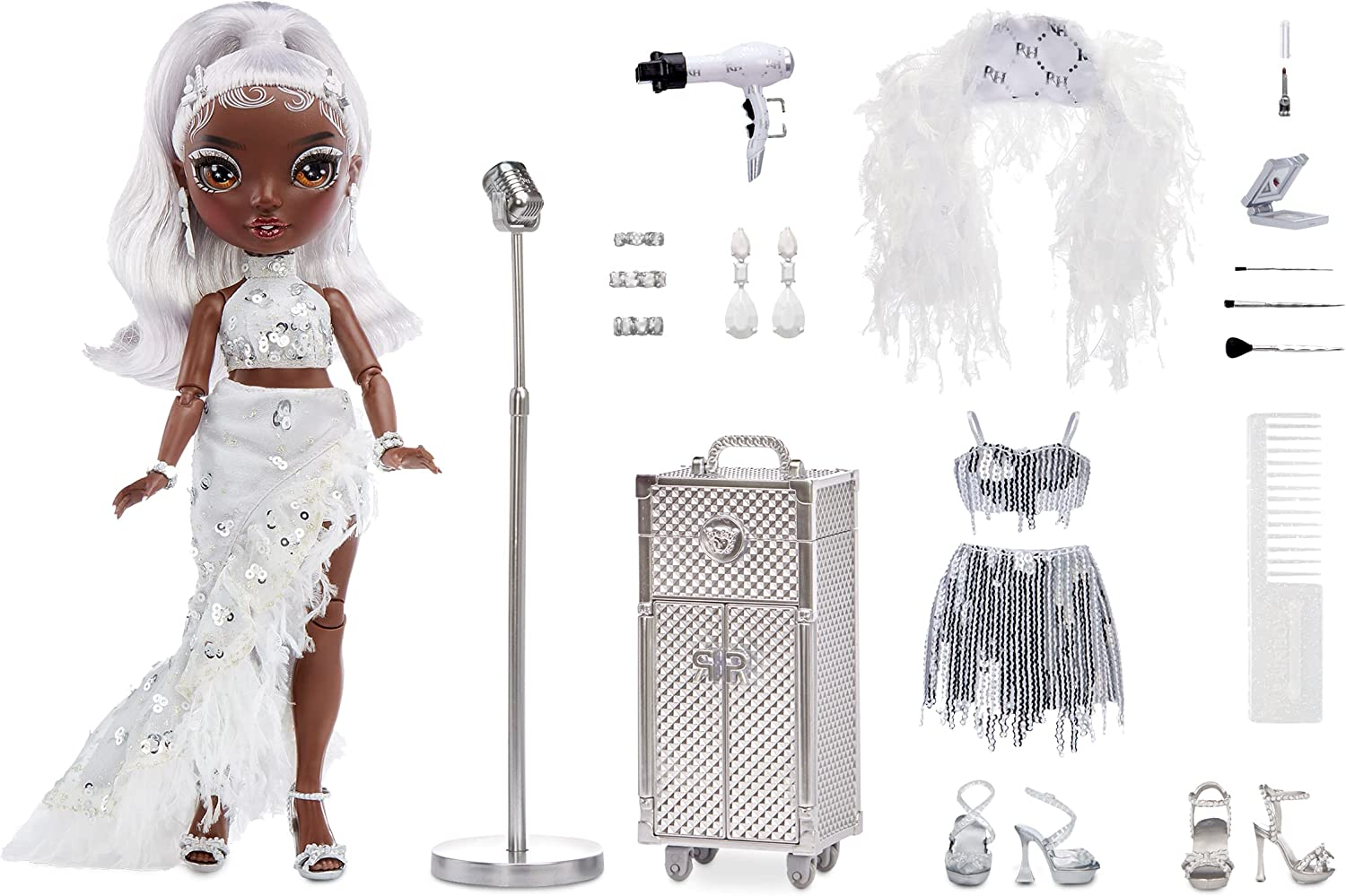 MGA Rainbow High Marisa Golding- Robin Sterling- Ayesha Sterling- Deluxe Closet
