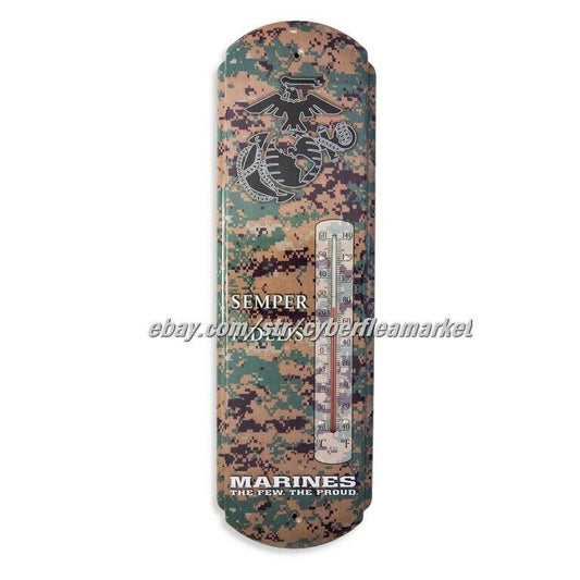 MARINE CORPS Officially licensed outdoor thermometer. Camo version.