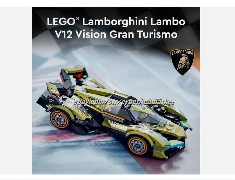 LEGO Speed Champions 76923 Lamborghini V12 Vision Gran Turismo 
