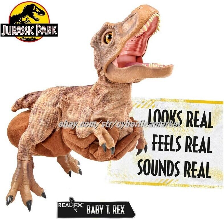 Jurassic Park World REAL FX BABY T-REX Realistic Animatronic Dinosaur Puppet