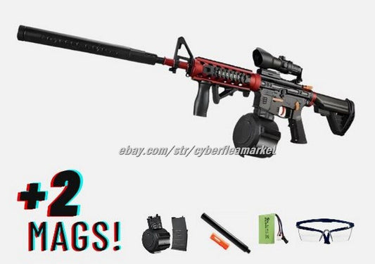 Gel Blaster M416A Electric Outdoor Toy (Intermediate Level) Red drum fed