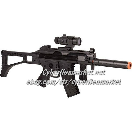 Game Face TACR91 Pulse Full Auto AEG Airsoft Rifle 6mm 200FPS, Black - TACR91