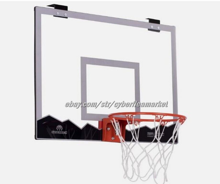Silverback 23"x16" Over the Door Mini Basketball Hoop Set:Shatterproof Backboard