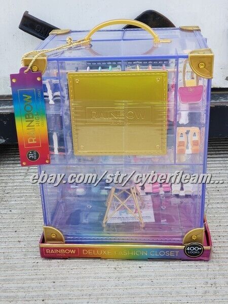 MGA Rainbow High Marisa Golding- Robin Sterling- Ayesha Sterling- Deluxe Closet