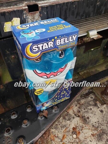 Star Belly shark Dream Lites, Snuggly Blue Shark, bedtime friend for anyone