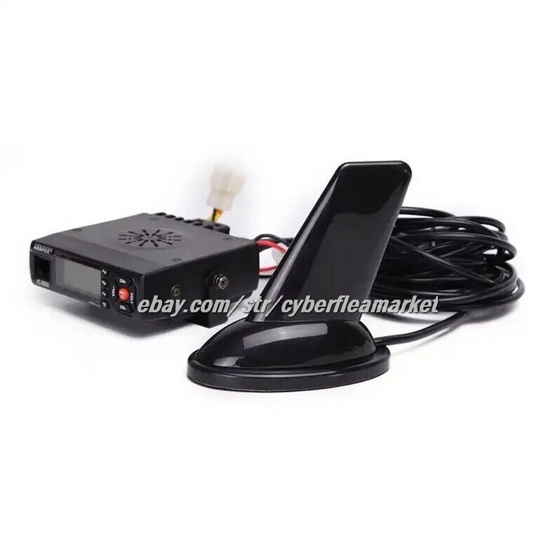 144/430MHz Dual Band Shark Fin Design Magnetic High Gain Antennas Ham Radios