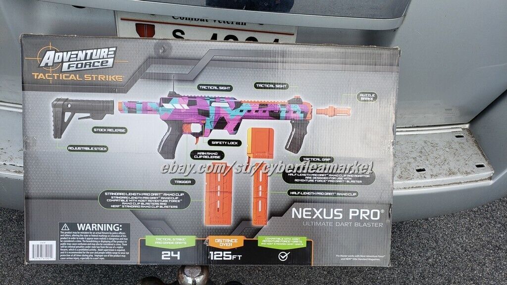 Tactical Strike Nexus Pro Ultimate Foam Dart Blaster Special Graphic Camo 🆕