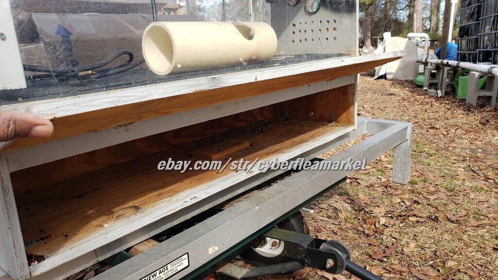 Reptile Enclosure 3*2*2FT ReptileTerrarium REINFORCED Plexiglass/Heated/LOK Cage