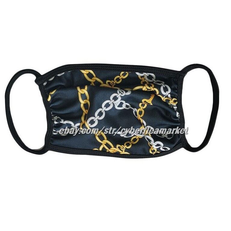 Designer Tri Pak - Monogram Reusable Face Mask - Tri  Designer Masks