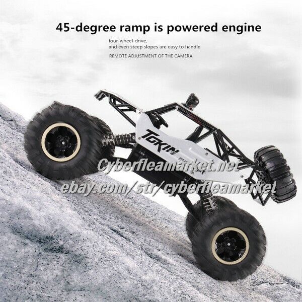 RC 1:12 2.4G 4WD High Speed Remote Control Off-Road Rock Crawler w 2 BATTERIES