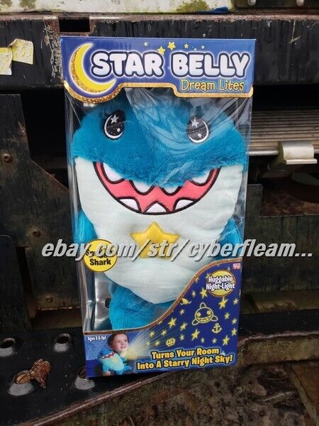 Star Belly shark Dream Lites, Snuggly Blue Shark, bedtime friend for anyone