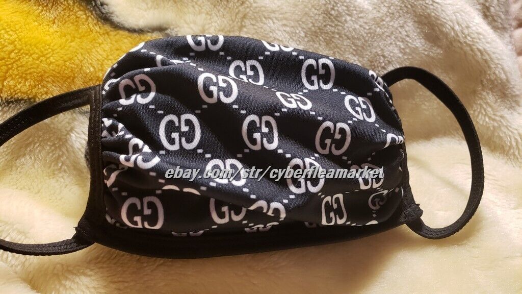 Designer Tri Pak - Monogram Reusable Face Mask - Tri  Designer Masks