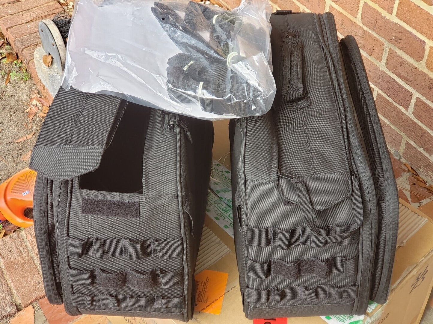 KURYAKYN Momentum Outrider Saddlebags BLACK Motorcycle bag 5209
