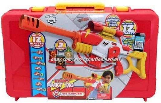 NEW - Ryan's Dart Tag - The Ranger Build'n'Blast Case SEALED - RED