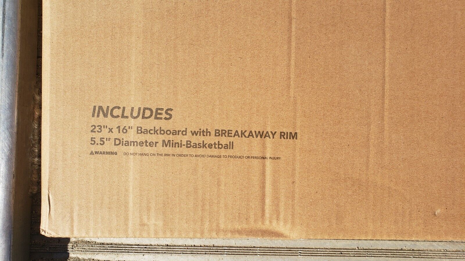 Silverback 23"x16" Over the Door Mini Basketball Hoop Set:Shatterproof Backboard