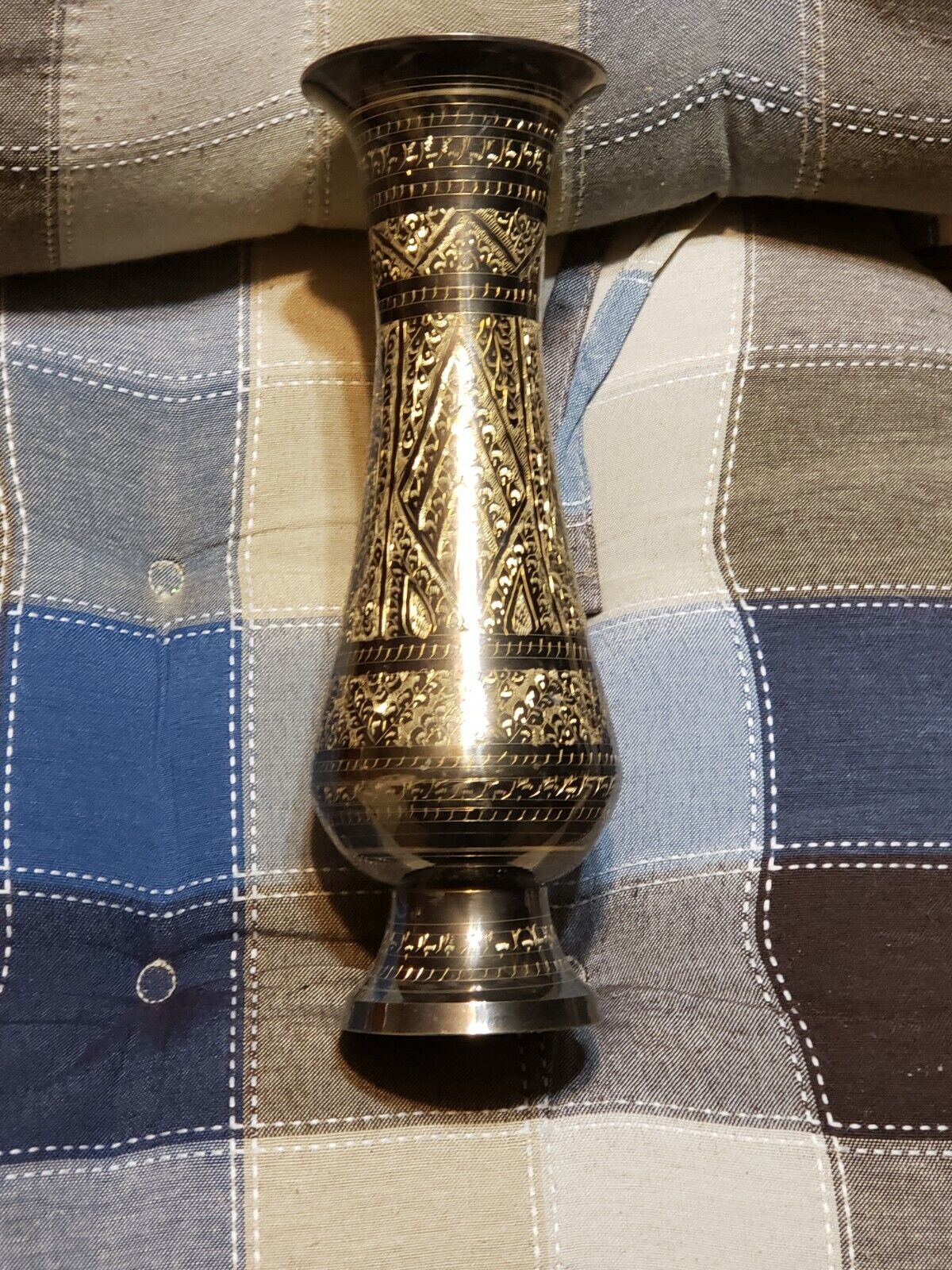 10 inch Brass Vase