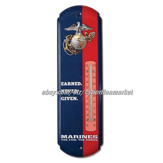 MARINE CORPS Officially licensed outdoor thermometer.  Dress version.
