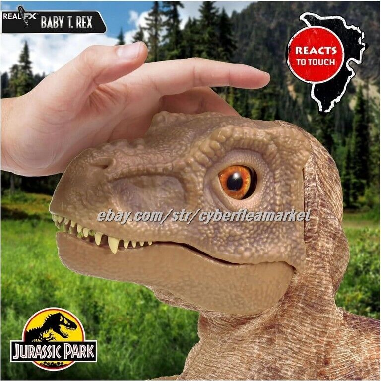 Jurassic Park World REAL FX BABY T-REX Realistic Animatronic Dinosaur Puppet