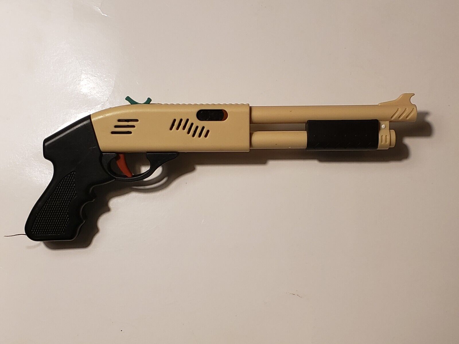 Rubber Band Gun & Mini Metal Folding 6 Shot & Shotgun Keychain