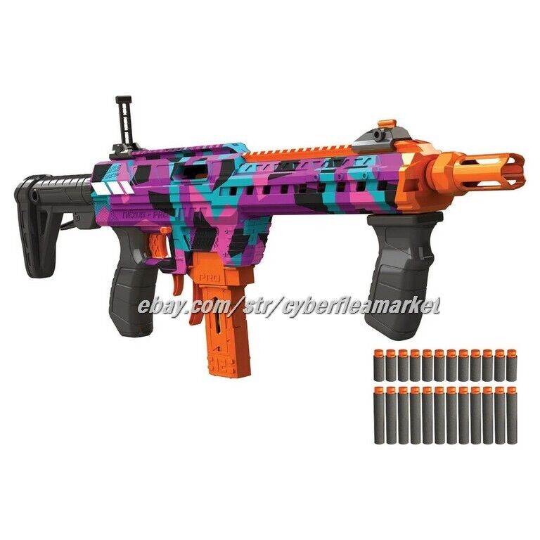 Tactical Strike Nexus Pro Ultimate Foam Dart Blaster Special Graphic Camo 🆕