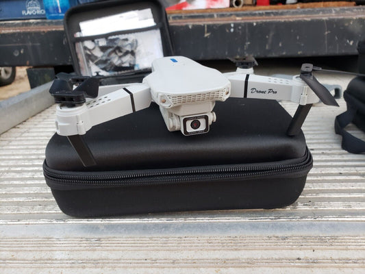 E88 Pro WIFI FPV Foldable Quadcopter HD 4K Wide Angle Dual Camera Drone GREY