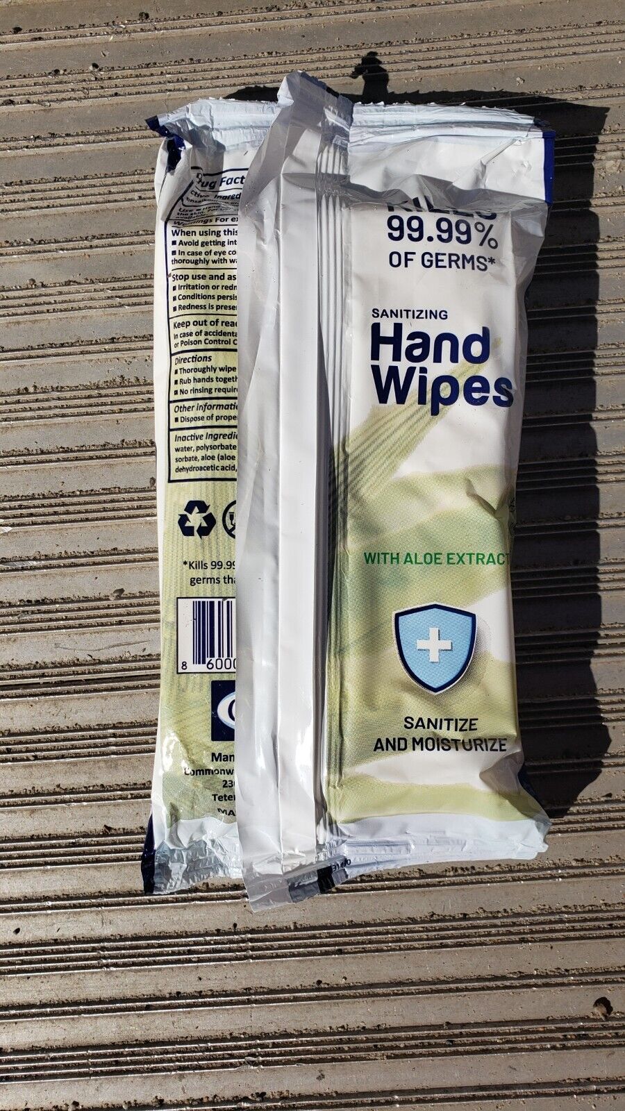 ALOEl wet Sanitizer Wipes 16 PACKS of 50 (800 Wipe)