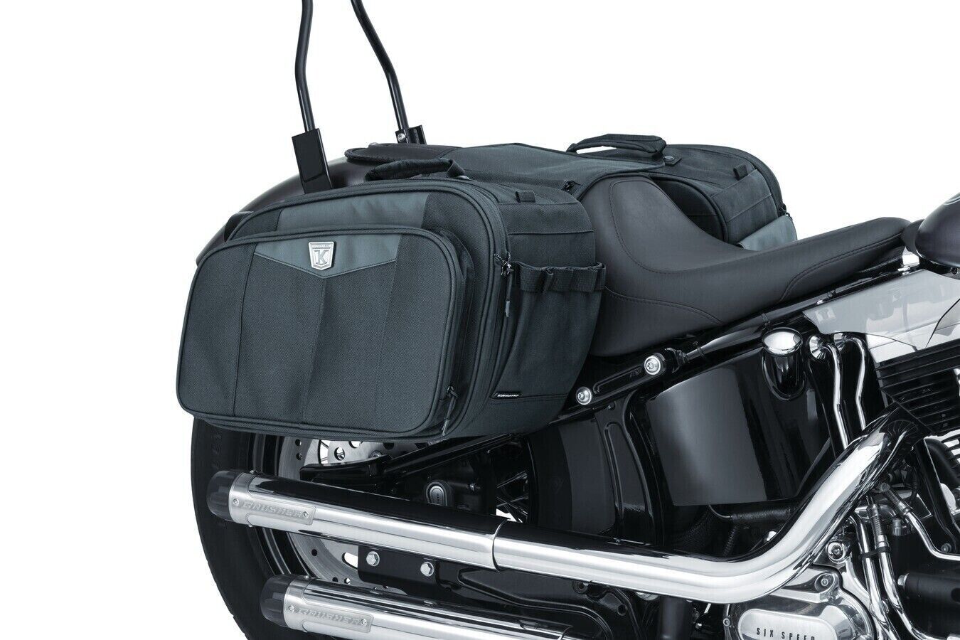 KURYAKYN Momentum Outrider Saddlebags BLACK Motorcycle bag 5209