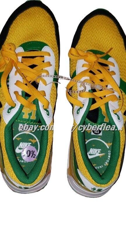 Nike Air Max SYSTM Yellow Green Oregon Ducks Sneakers DZ7738-700 Men's Size 10.5