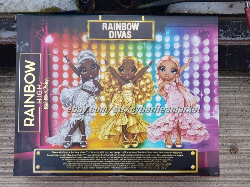 MGA Rainbow High Marisa Golding- Robin Sterling- Ayesha Sterling- Deluxe Closet
