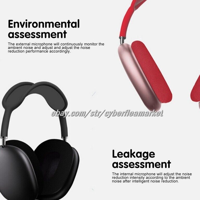 P9 Wireless BT Headphones Over-Ear Headset With Microphone Noise Cancelling