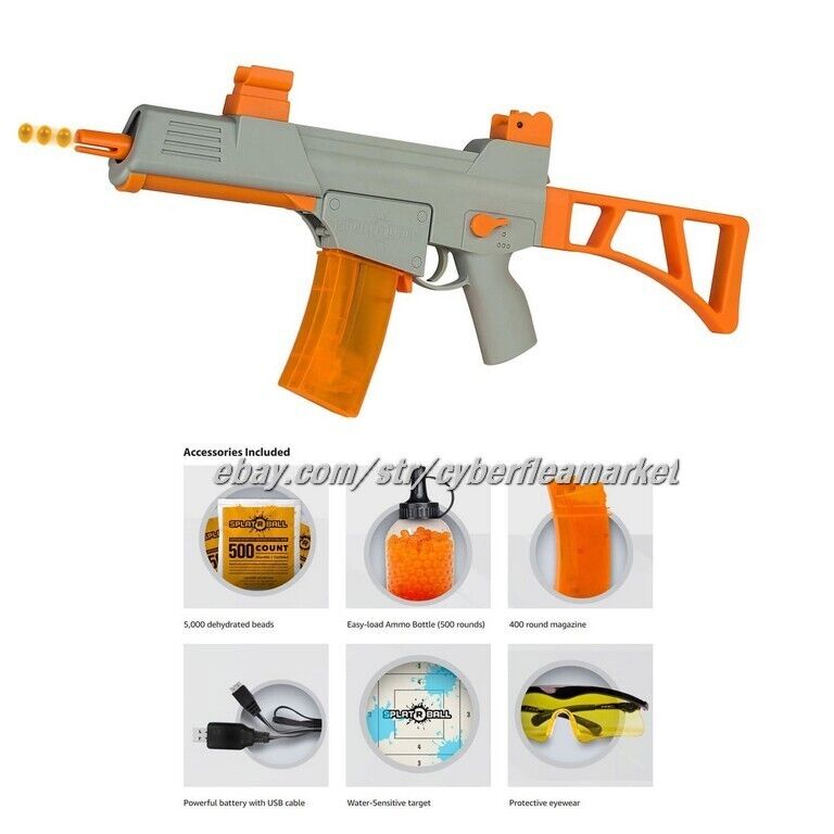 Splat R Ball Soft Water Bead Blaster Fully Automatic SRB400 BRAND NEW!!