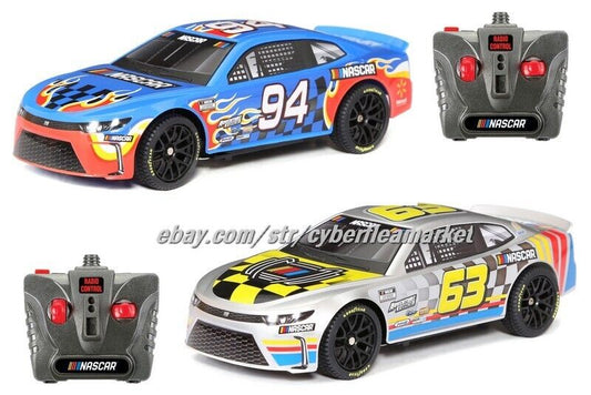 RC 1:24 Scale NASCAR Sports Car Race Set Remote Control Car Toys Gifts for Kids