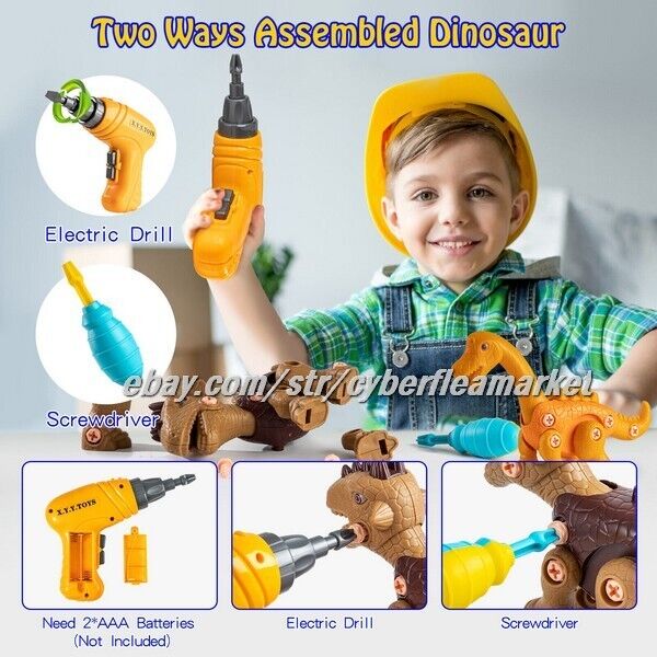 Dinosaur Game Toys Building sets 3 Styles For Kid Toddlers Boys Girls