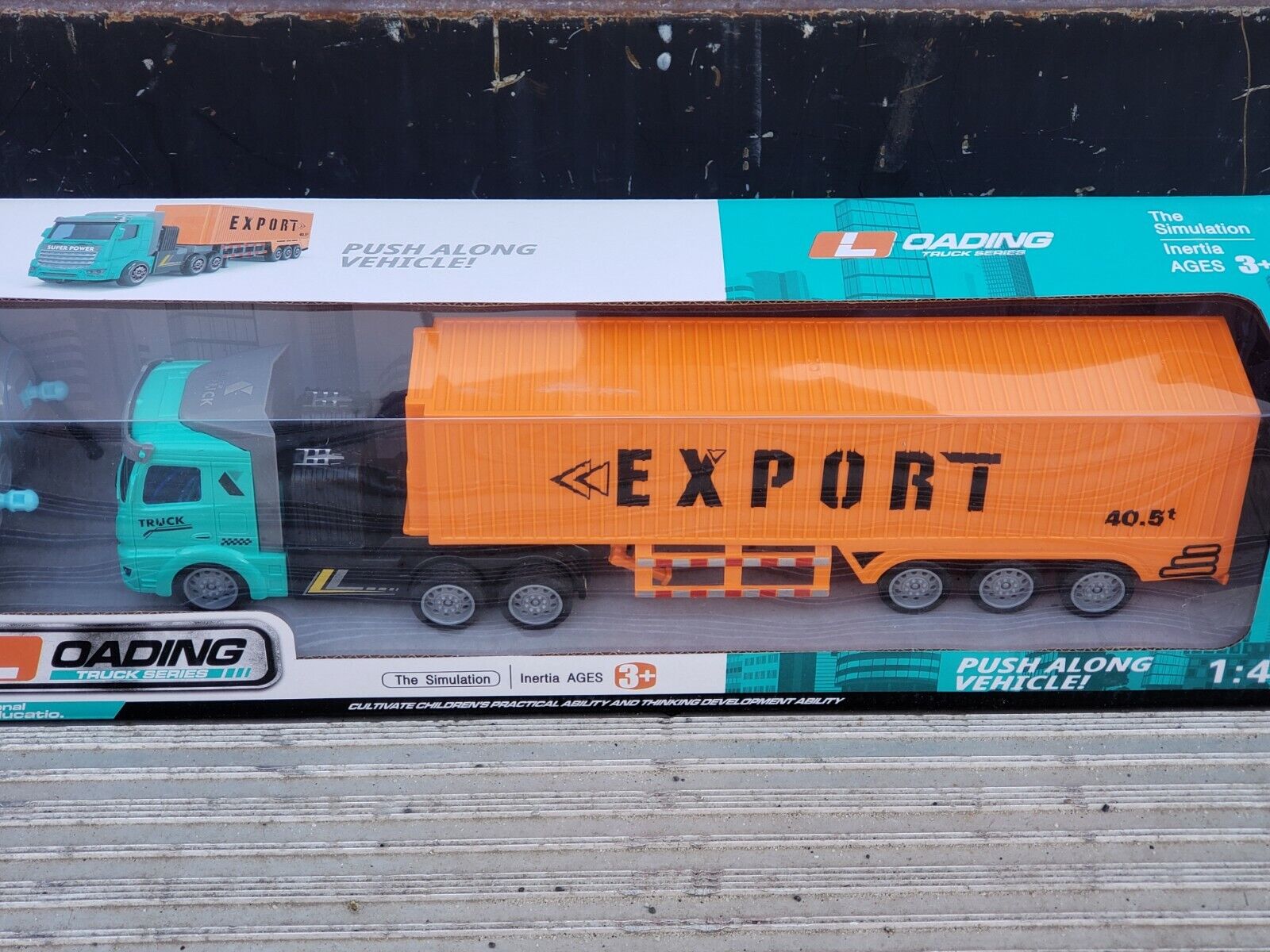 RC Semi Truck & Trailer 14 Inch 2.4Ghz Fast Speed 1:46 Scale