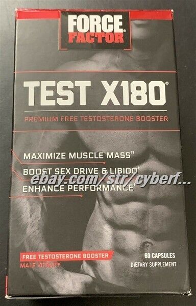 Force Factor Test X180 Alpha Testosterone Booster - 120 Capsules
