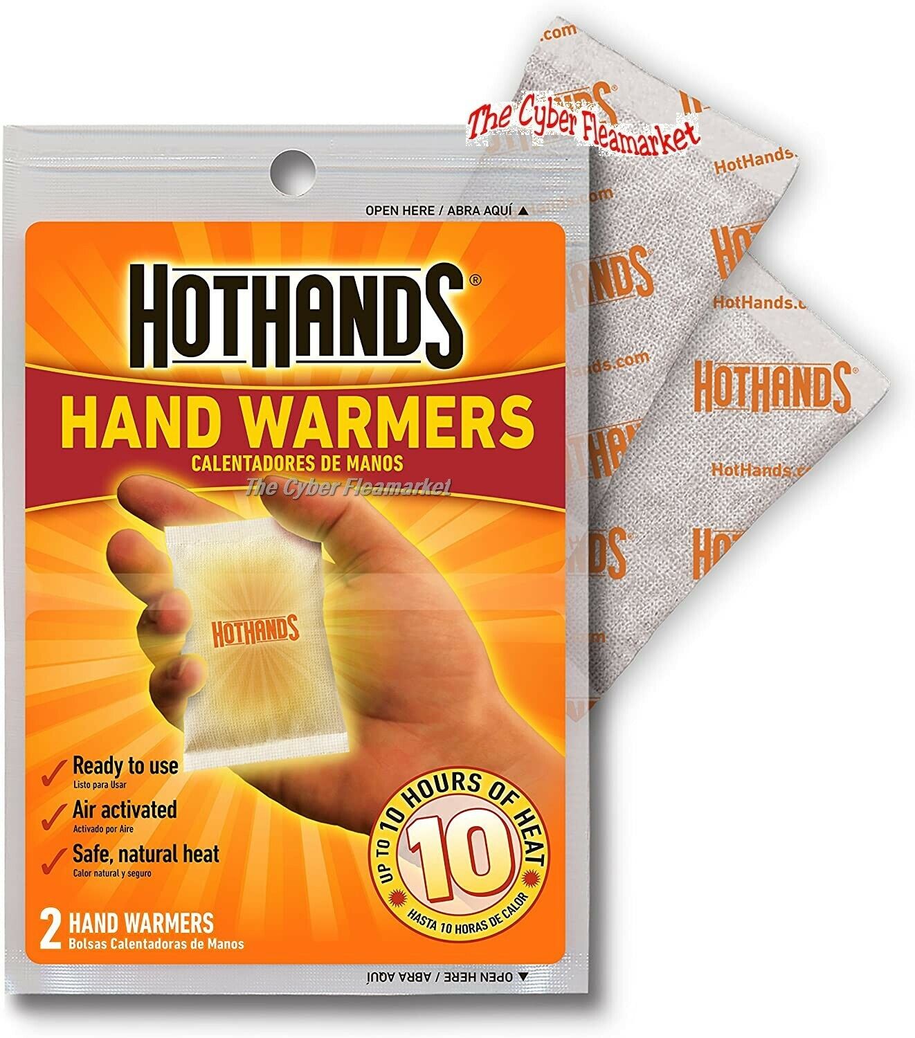 HotHands Hand Warmer 10 Pair -10 Hour Chemical Packets -10 Individual PACKS
