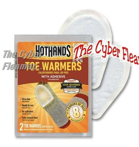 Lot of 5 Pks.-TOTAL-10 Pairs/20 Single-2 Pairs HotHands Toe Warmers Pack!Exp.'22