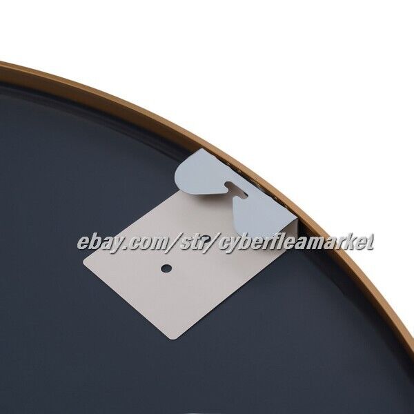 White Circle Wall Mirror 32 Inch Round For Entryways Washrooms & ANY AREA