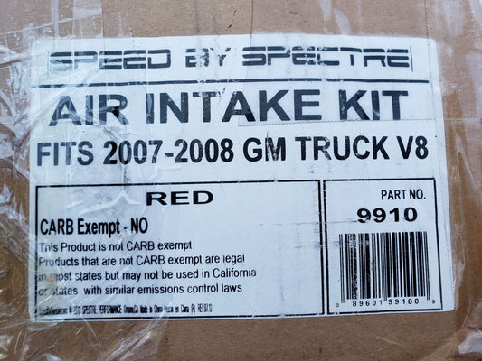 Spectre 9910  Air Intake Kit 2007 - 2008 GM TRUCK V8