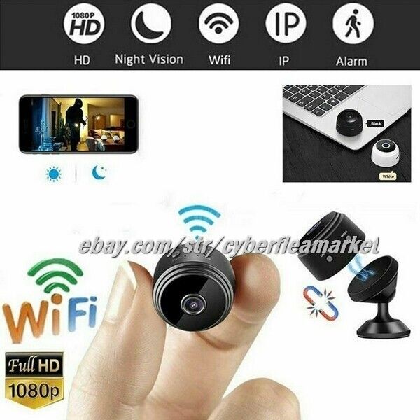 Mini Hidden Spy Camera Wireless Wifi IP Home Security HD 1080P DVR Night Vision
