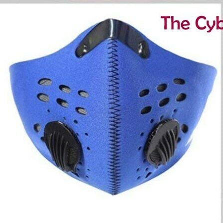 Carbon Activated Face Mask Washable Reusable Neoprene PM2.5 RED/BLUE/BLACK