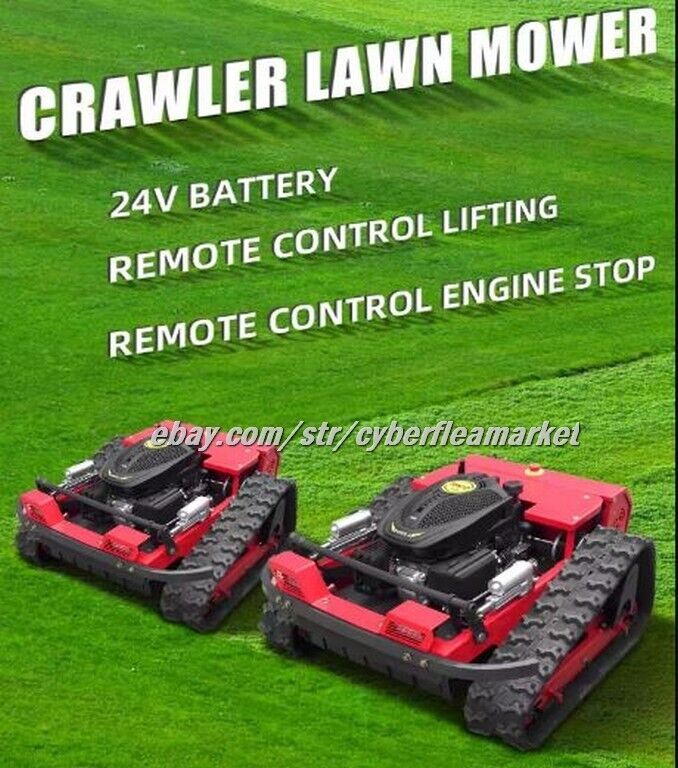 Remote Control Track Lawn Mower with EPA RATO Engine (BLUE) -South Carolina