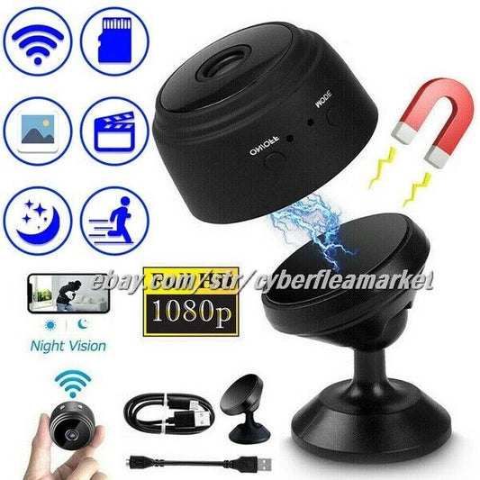 Mini Hidden Spy Camera Wireless Wifi IP Home Security HD 1080P DVR Night Vision