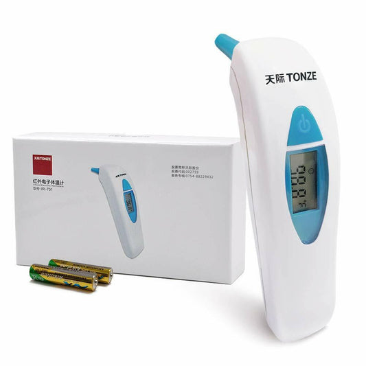 Ear & Forehed Digital Infared C&F Adjustable Thermometer - 1 sec measurement