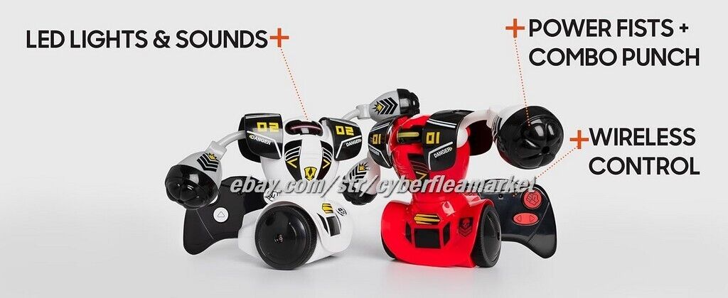 Sharper Image Remote Control Robot Combat - 2pk NEW