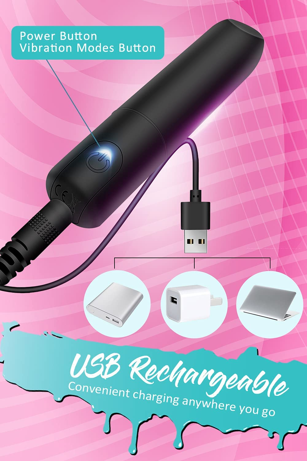 Mini Multi-Speed Vibrator Personal Massage Clitoral Vibrator For Women