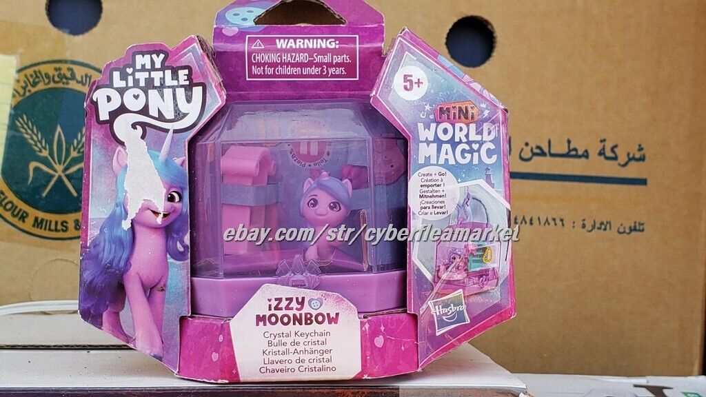 My Little Pony Izzy Mini World Moonbow Crystal Keychain  Mini World Magic Hasbro